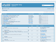 Tablet Screenshot of forum.bristolrollerderby.com